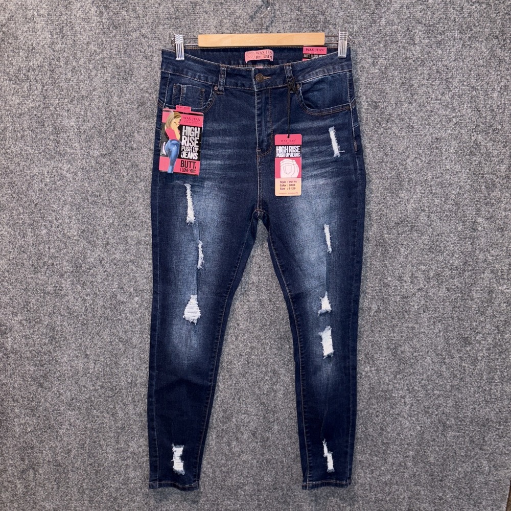 Women's Wax Jean Butt, I Love You High Rise, Push Up Jeans Size 9/29 Style 90174